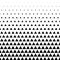 Triangle pattern vector background in black and white