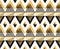 Triangle shape geometric African tribal seamless pattern