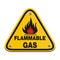 Triangle sign - flammable gas