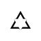 Triangle star shape logo