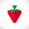 Triangle strawberry icon