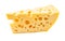 Triangular chunk of swiss cheese with holes cutout