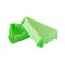 Triangular green paper baking form for cakes