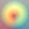 Triangular Pattern in Sphere. Color Spectrum Geometric Pattern.