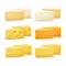 Triangular Pieces of Kind Cheese Swiss Cheddar Bri Parmesan Camembert