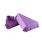 Triangular purple paper baking form for cakes