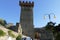 Triangular Tower in Passignano on Trasimeno Lake