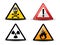 Triangular Warning Hazard Signs