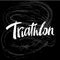 Triathlon hand drawn lettering Triathlon