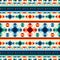 Tribal abstract seamless pattern aztec geometric