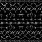 Tribal apache vector seamless border pattern. Black and white or