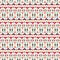 Tribal art seamless pattern. Ethnic geometric print. Mosaic colorful repeating texture.