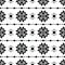 Tribal Aztec geometric stripe pattern in black and white colors. Seamless ethnic pattern with Native American motive.