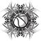 Tribal Basketball Ball Vector Logo