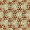 Tribal continuous geometric pattern with triangles mosaic for textile, rug or carpet print