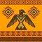 Tribal eagle vector illustration