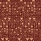 Tribal ethnic mystical seamless pattern. Maya abstract geometric patterns stylized arrows with triangles.