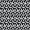 Tribal ethnic rhombus monochrome seamless pattern