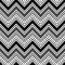 Tribal geometric monochrome seamless pattern