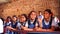 Tribal Girl Students in a school in India