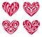 Tribal Hearts â€“ Tattoo Set