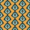 Tribal Ikat Vector Chevron Indian Seamless Pattern