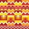 Tribal Kente geometric seamless pattern, African nwentoma cloth style vector design perfect for fabrics and textiles