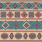 Tribal Mexican vintage ethnic seamless pattern