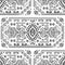 Tribal Mexican vintage ethnic seamless pattern