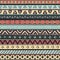 Tribal multicolor seamless pattern, indian or african ethnic patchwork style