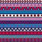 Tribal multicolor seamless pattern, indian or african ethnic patchwork style