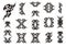 Tribal raven symbols