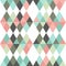 Tribal rhombus seamless pattern