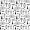 Tribal seamless pattern - Berber native ,ethnic background with primitive elements