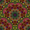 Tribal seamless pattern. Bright colorful colors in Indian ethnic style.