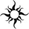 Tribal Sun Tattoo