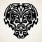 Tribal tattoo with the god mask. Authentic artwork with a symbol of the totem.Vector Graphics clipart Tattoos like Maui