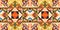 Tribal vector ornament. Seamless African pattern. Ethnic design on the carpet. Aztec style.