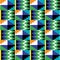 Tribal vector seamless textile pattern - Kente mud cloth style, traditional geometric nwentoma design from Ghana, African