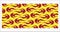 Tribal vector tattoo fire pattern for hand tattoo designs