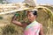 Tribal woman carryng sugar cane