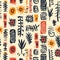 tribe seamless pattern for fashionable modern wallpapers