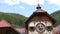 Triberg, Germany - May 29, 2022: The biggest cuckoo clock in the world in the picturesque forest of the Black Forest