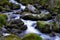 Triberg waterfall at spring Schwarzwald germany