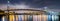 Triboro Bridge panorama at night