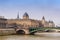 Tribunal de Commerce, Conciergerie, Pont Notre Dame bridge in Paris
