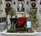 Tribune Tower Entrance Decorated for the Holidays