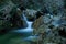 Tributary stream of Vesubie river near Rochebiliere, France