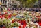 Tribute to the victims of Barcelona terrorist attack.