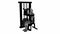 triceps extension machine exercise fitness workout animation male muscle highlight